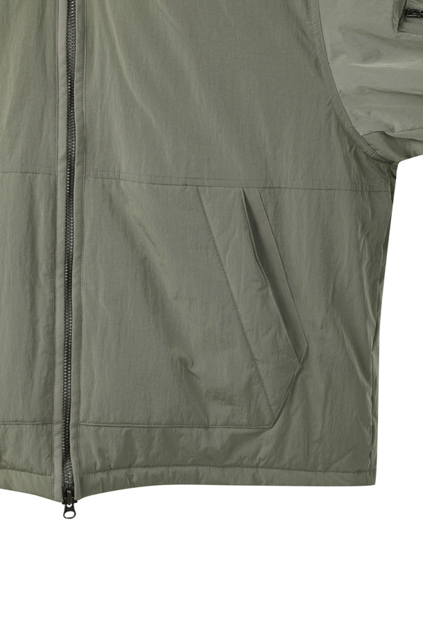 CUSTOMELLOW - 점퍼 - [Outlet] Khaki Short Down Bomber