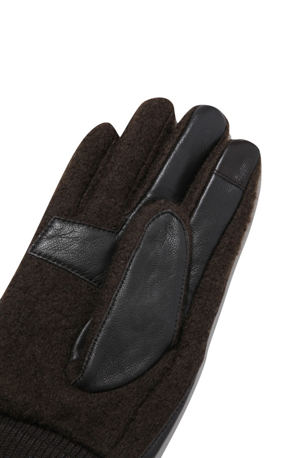 CUSTOMELLOW - 기타소품 - Brown Leather Gloves