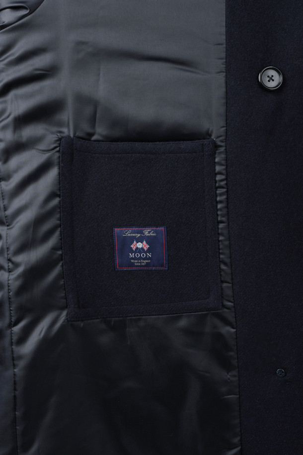 CUSTOMELLOW - 코트 - [HED MAYNER] Navy Wool Peacoat