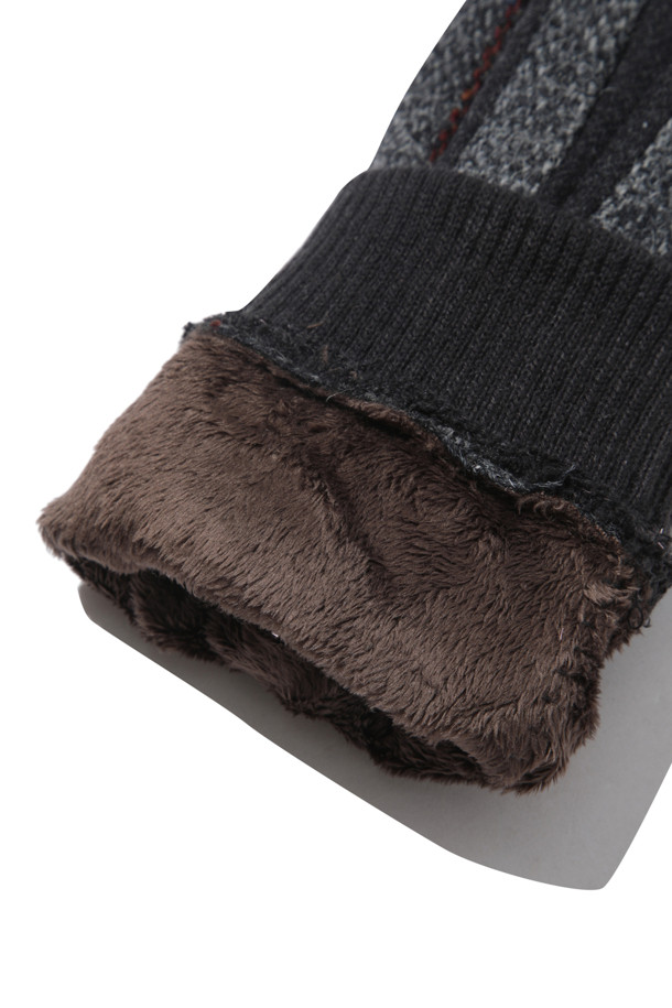 CUSTOMELLOW - 스카프/머플러 - Grey Harristweed Wool Gloves