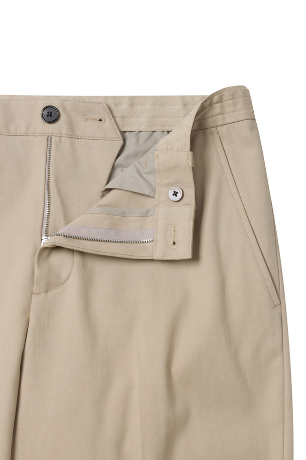 CUSTOMELLOW - 팬츠 - cotton banding straight pants