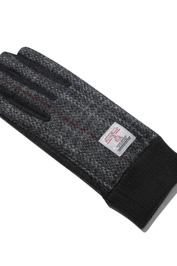 CUSTOMELLOW - 스카프/머플러 - Grey Harristweed Wool Gloves