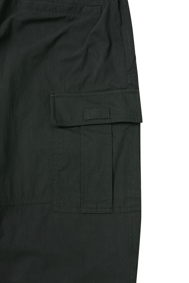 CUSTOMELLOW - 캐주얼팬츠 - Black Cargo Pants