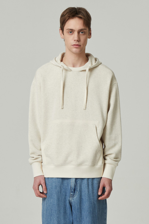 CUSTOMELLOW - 티셔츠 - [black label] ivory hood sweat