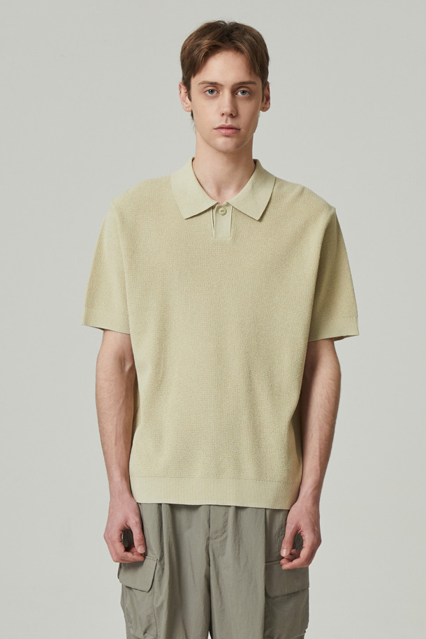 CUSTOMELLOW - 니트/가디건 - mesh collar sweater