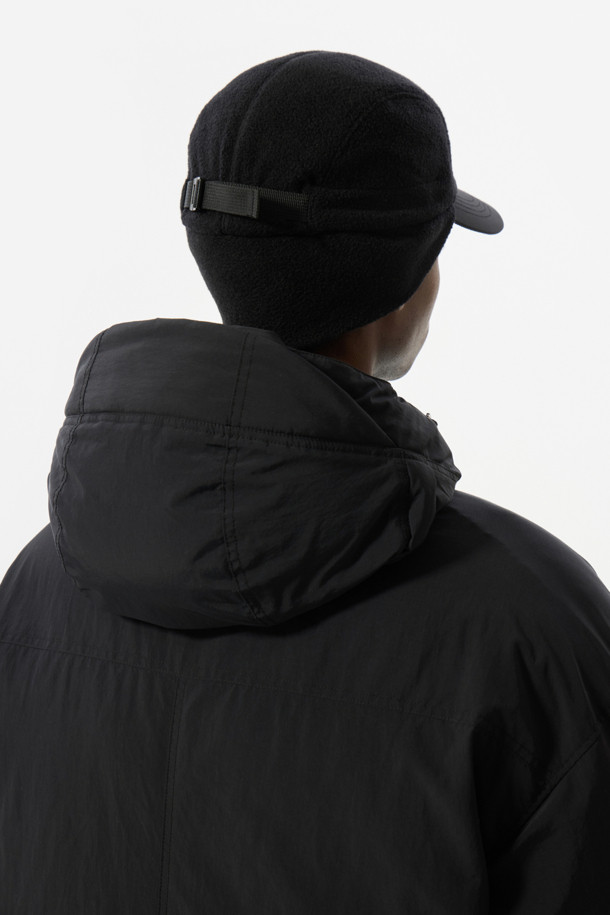 CUSTOMELLOW - 모자 - Black Fleece Earmuffs Cap