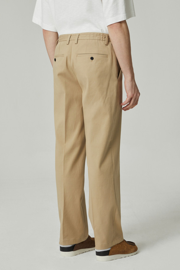 CUSTOMELLOW - 팬츠 - cotton banding straight pants