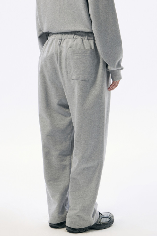 CUSTOMELLOW - 캐주얼팬츠 - Grey Logo Sweat Pants