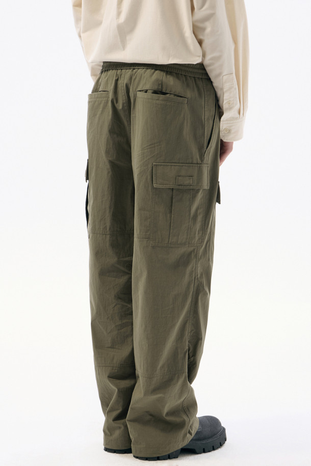 CUSTOMELLOW - 캐주얼팬츠 - Khaki Cargo Pants