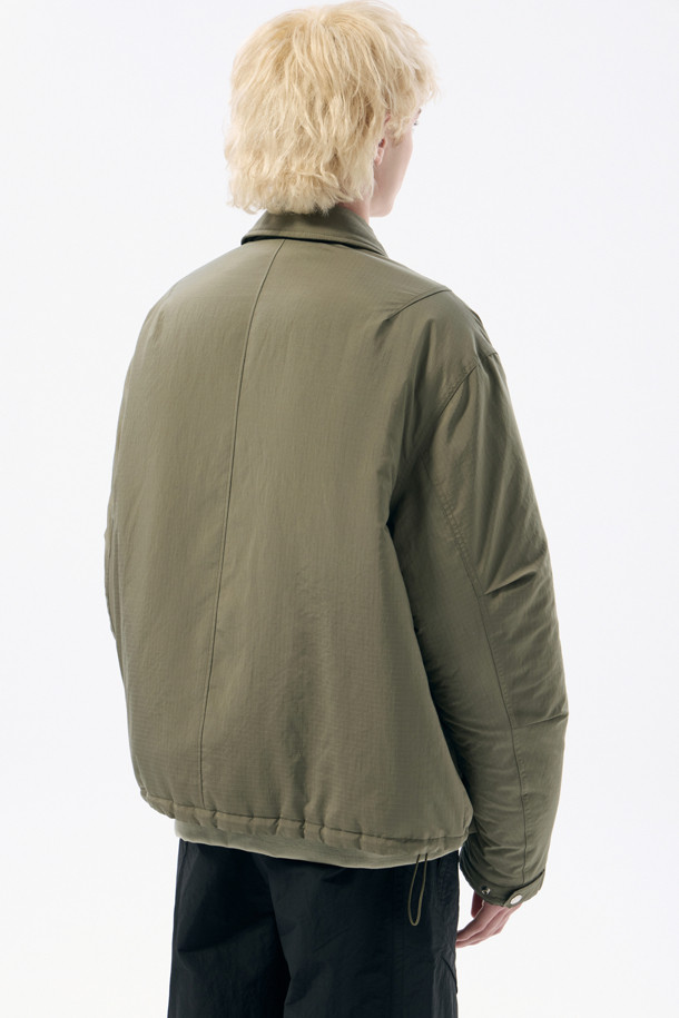 CUSTOMELLOW - 블루종/점퍼 - Khaki Padded Blouson