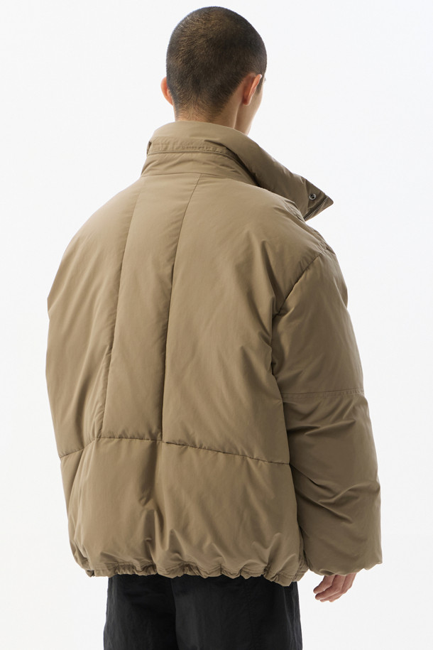 CUSTOMELLOW - 다운/패딩 - Beige Highneck Down Bomber