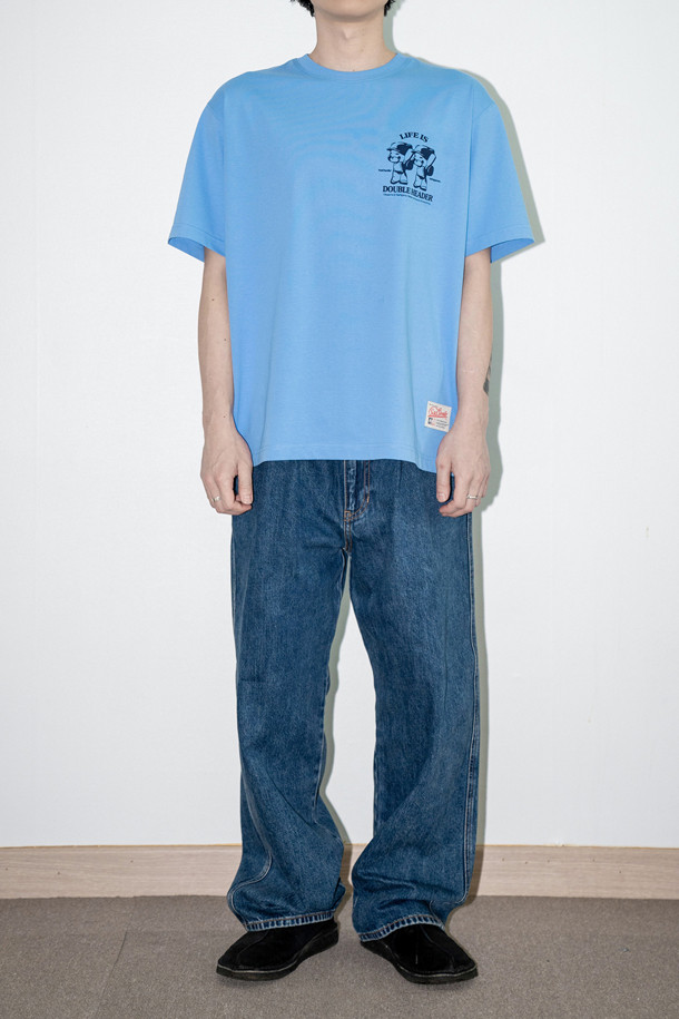 SAD SMILE by CUSTOMELLOW - 티셔츠 - sadsmile x zangano mascot t-shirt