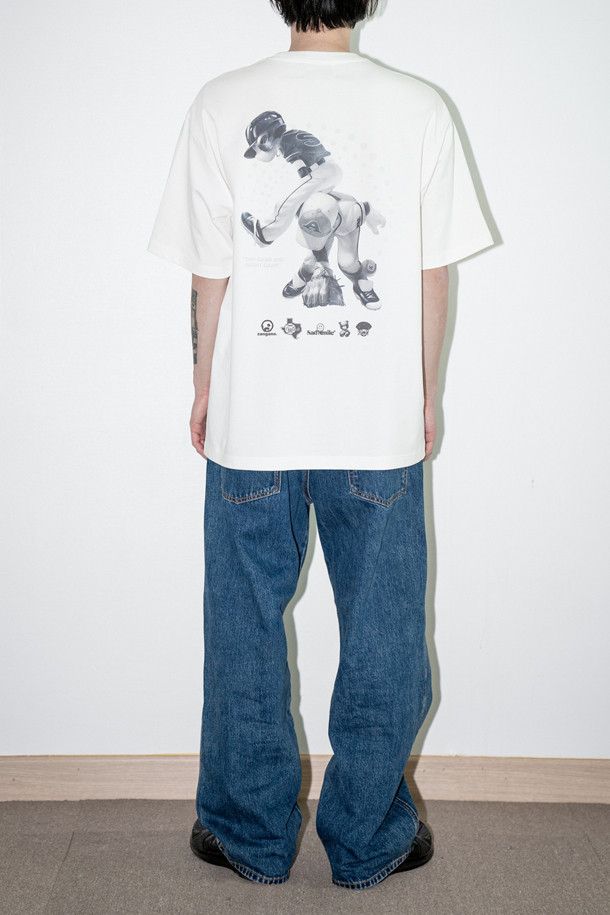 SAD SMILE by CUSTOMELLOW -  - sadsmile x zangano oversized graphic t-shirt