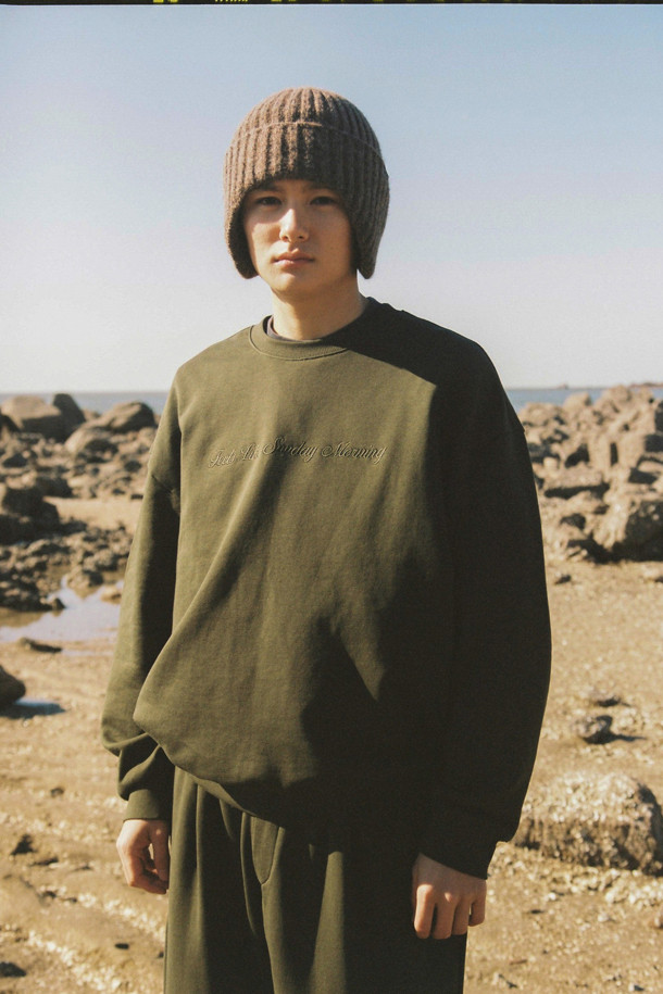 CUSTOMELLOW - 스웨트셔츠 - [SAY TOUCHÉ]Khaki Setup Sweatshirt