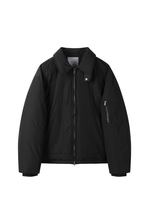 CUSTOMELLOW - 점퍼 - [Outlet] Black Short Down Bomber