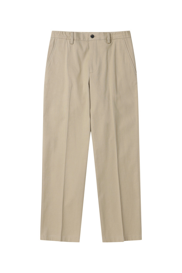 CUSTOMELLOW - 팬츠 - cotton banding straight pants