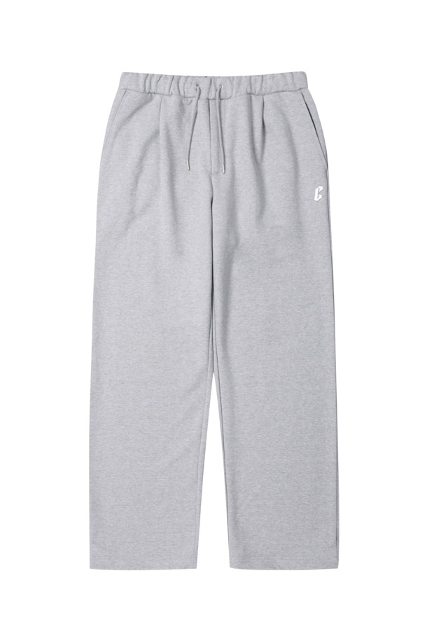 CUSTOMELLOW - 캐주얼팬츠 - Grey Logo Sweat Pants