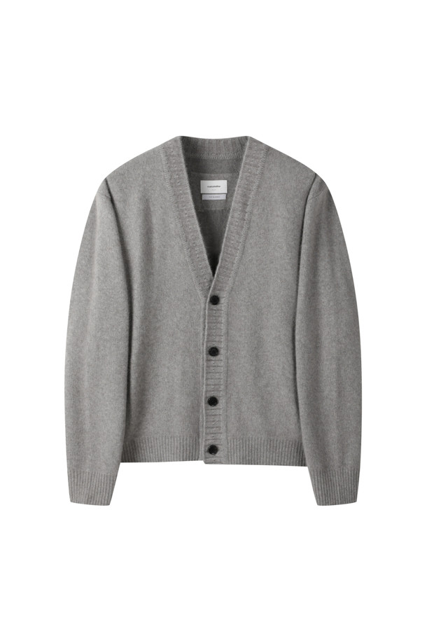 CUSTOMELLOW - 가디건 - Grey Fox Blended Cardigan