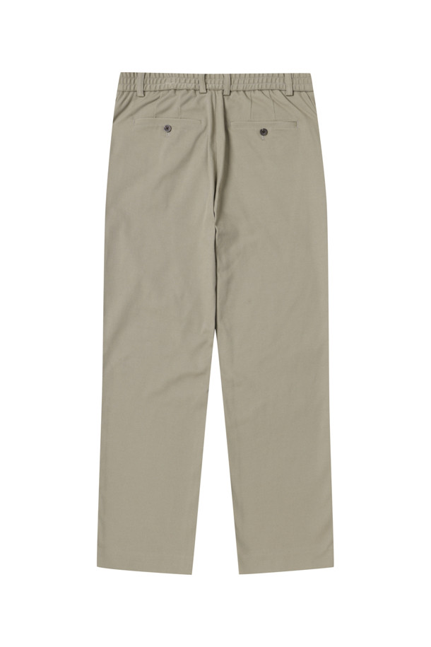 CUSTOMELLOW - 팬츠 - [Outlet] Beige Slim Fit Cotton Pants