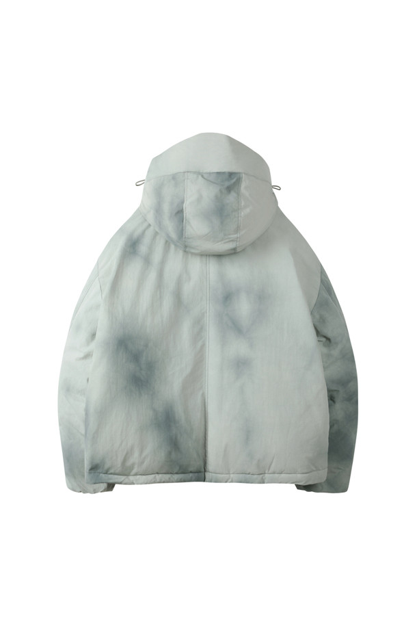 CUSTOMELLOW - 다운/패딩 - [Online Only] Grey Dyed Down Puffer Jacket  