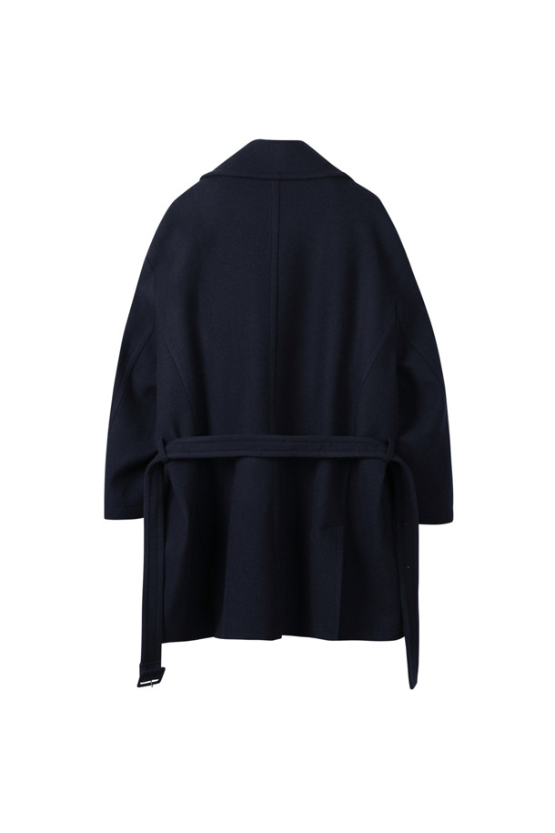 CUSTOMELLOW - 코트 - [HED MAYNER] Navy Wool Peacoat