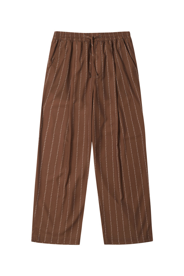 CUSTOMELLOW - 캐주얼팬츠 - [SAY TOUCHÉ] Brown Pajama Setup Pants