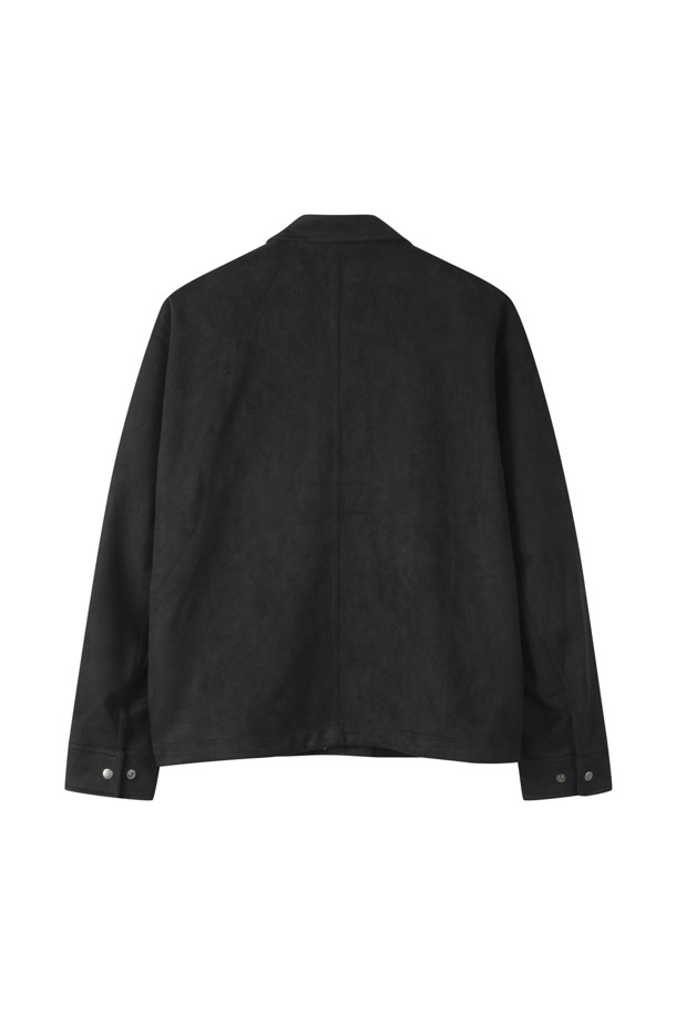 CUSTOMELLOW - 긴팔셔츠 - Black Soft Touch Outer Shirt