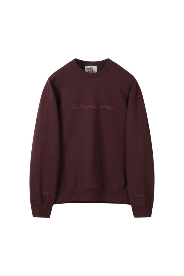 CUSTOMELLOW - 스웨트셔츠 - [SAY TOUCHÉ] Wine Setup Sweatshirt