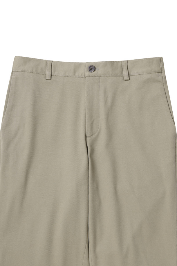 CUSTOMELLOW - 팬츠 - [Outlet] Beige Slim Fit Cotton Pants