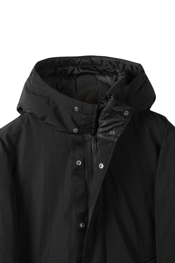 CUSTOMELLOW - 점퍼 - [Outlet] Black Down Coat