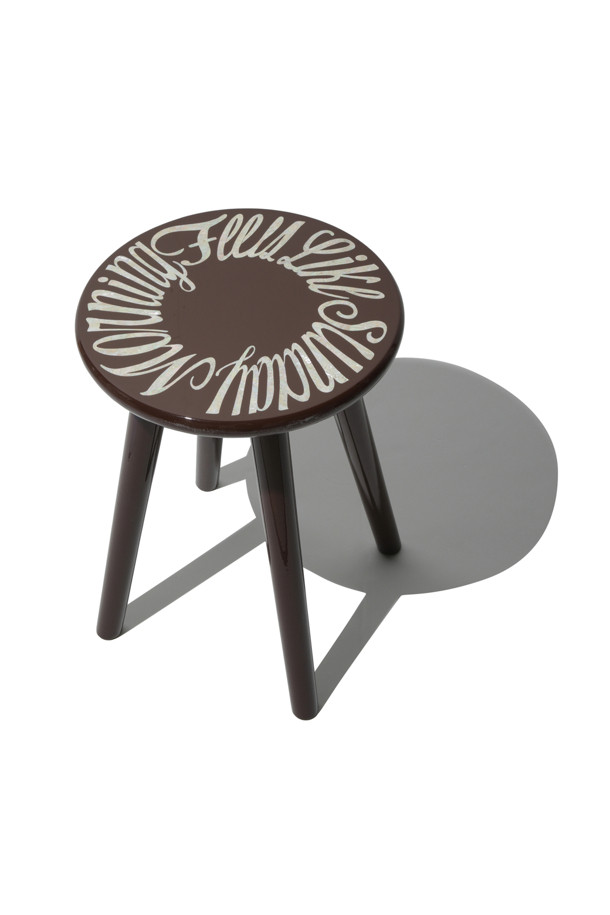 CUSTOMELLOW - 홈데코 - [SAY TOUCHÉ] Brown Sunday Jagae Stool