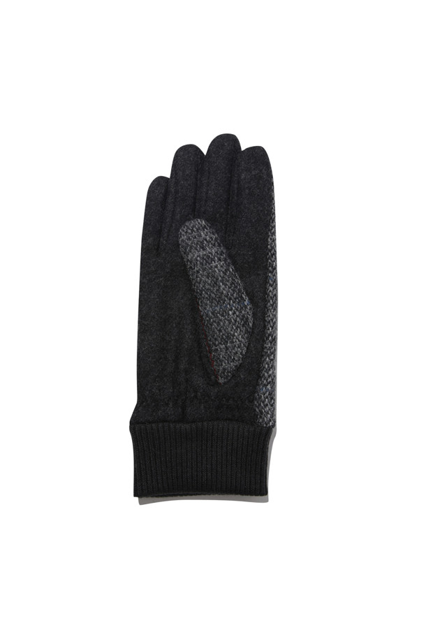 CUSTOMELLOW - 스카프/머플러 - Grey Harristweed Wool Gloves