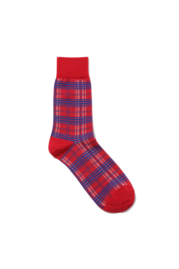 CUSTOMELLOW - 양말 - tartan check socks 