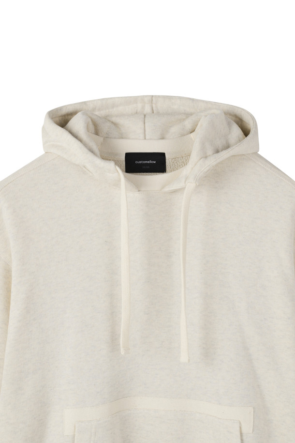 CUSTOMELLOW - 티셔츠 - [black label] ivory hood sweat
