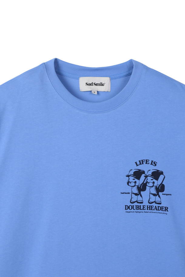 SAD SMILE by CUSTOMELLOW - 티셔츠 - sadsmile x zangano mascot t-shirt