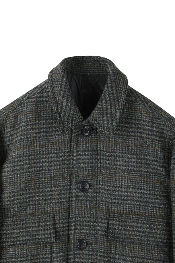 CUSTOMELLOW - 수트/블레이저자켓 - Khaki Harristweed Wool Jacket