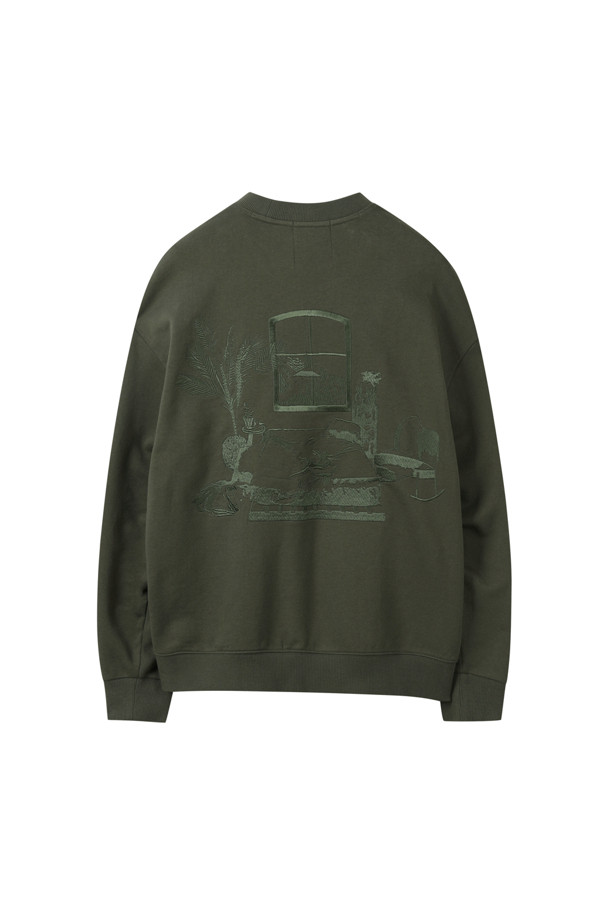 CUSTOMELLOW - 스웨트셔츠 - [SAY TOUCHÉ]Khaki Setup Sweatshirt