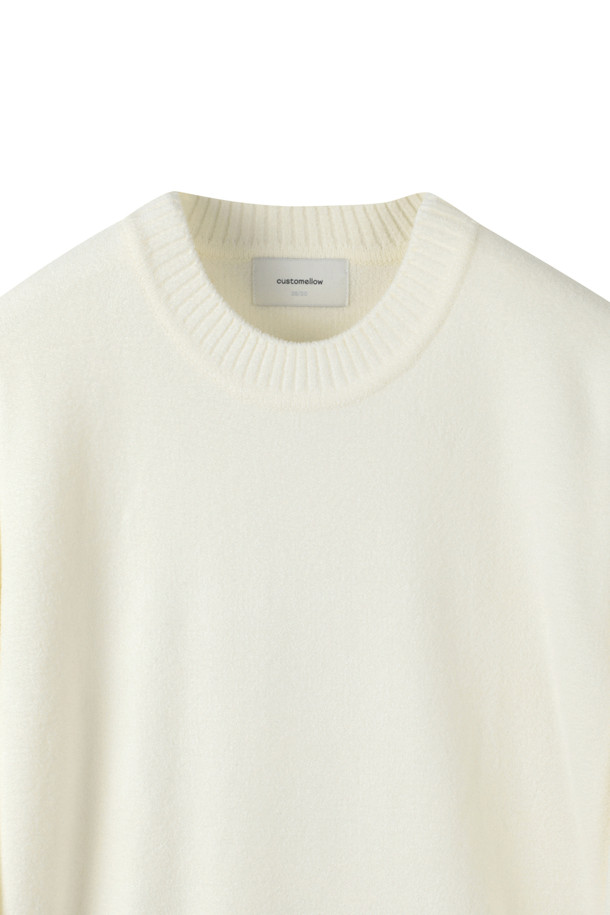 CUSTOMELLOW - 스웨터 - Ivory Chenille Sweater