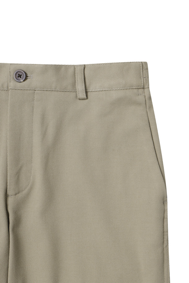 CUSTOMELLOW - 팬츠 - [Outlet] Beige Slim Fit Cotton Pants