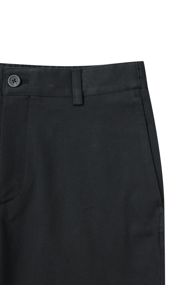 CUSTOMELLOW - 팬츠 - [Outlet] Black Slim Fit Cotton Pants