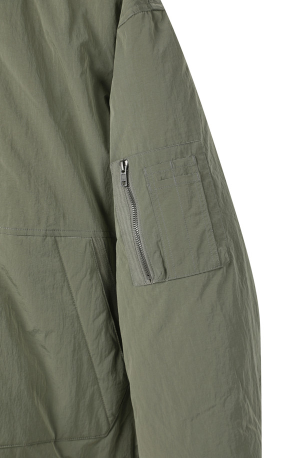 CUSTOMELLOW - 점퍼 - [Outlet] Khaki Short Down Bomber