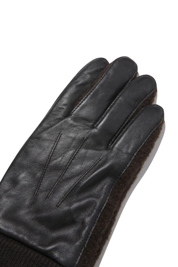 CUSTOMELLOW - 기타소품 - Brown Leather Gloves