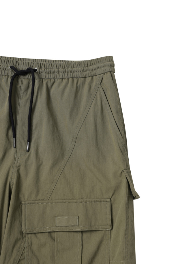 CUSTOMELLOW - 캐주얼팬츠 - Khaki Cargo Pants