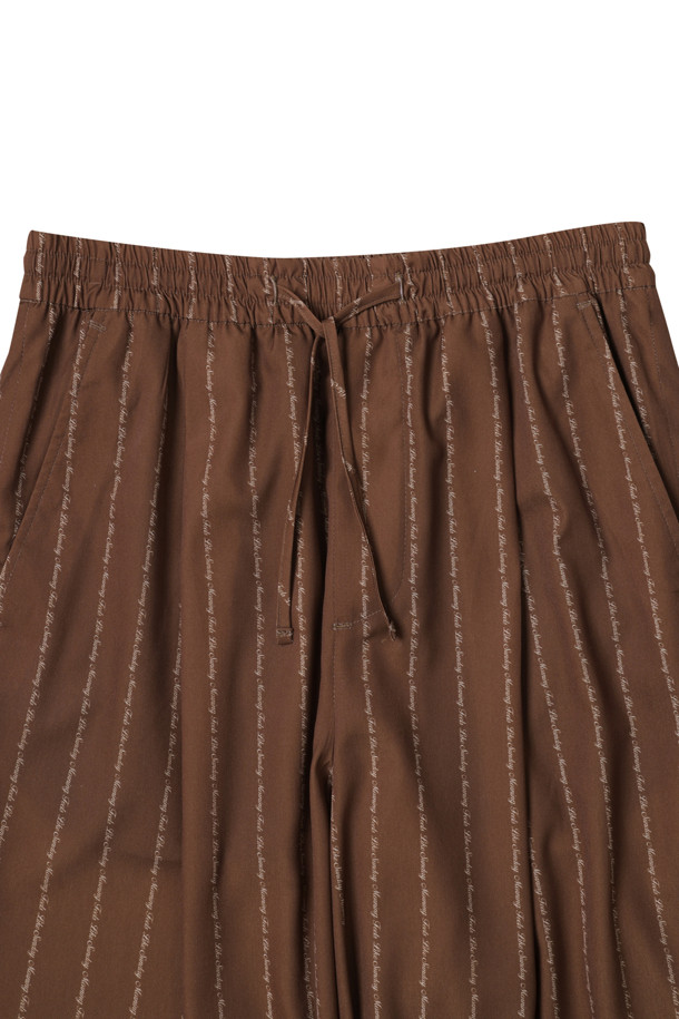 CUSTOMELLOW - 캐주얼팬츠 - [SAY TOUCHÉ] Brown Pajama Setup Pants