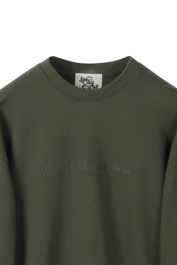 CUSTOMELLOW - 스웨트셔츠 - [SAY TOUCHÉ]Khaki Setup Sweatshirt