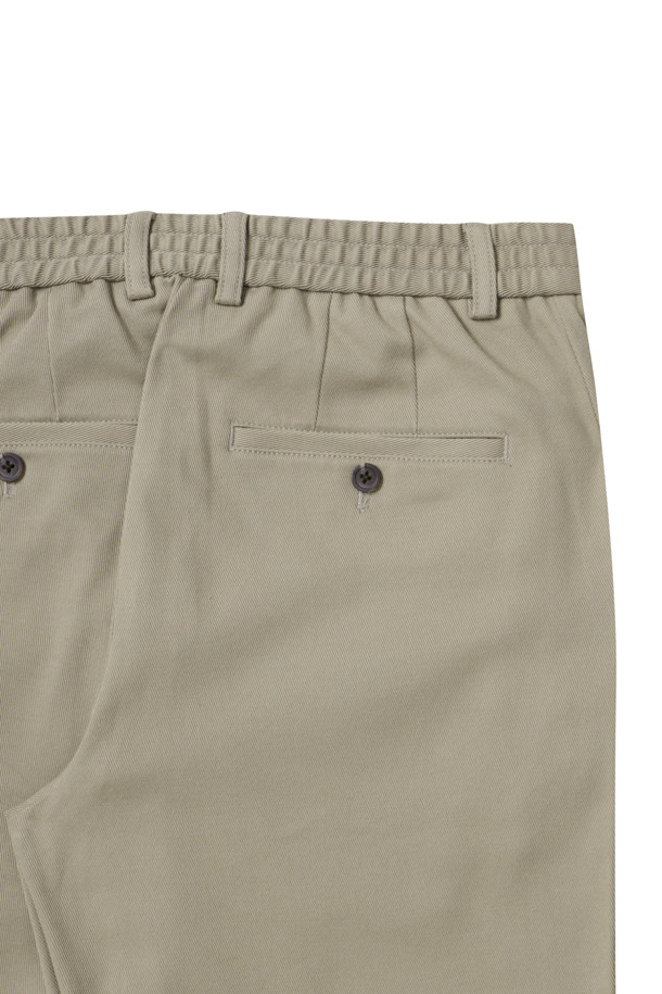 CUSTOMELLOW - 팬츠 - [Outlet] Beige Slim Fit Cotton Pants