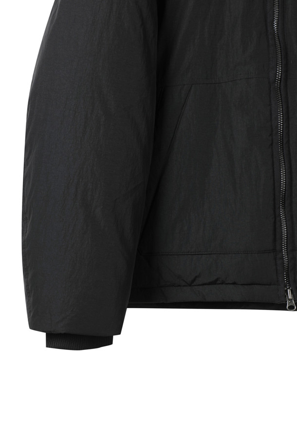 CUSTOMELLOW - 점퍼 - [Outlet] Black Short Down Bomber