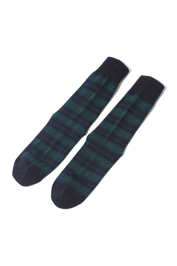 CUSTOMELLOW - 양말 - tartan check socks 