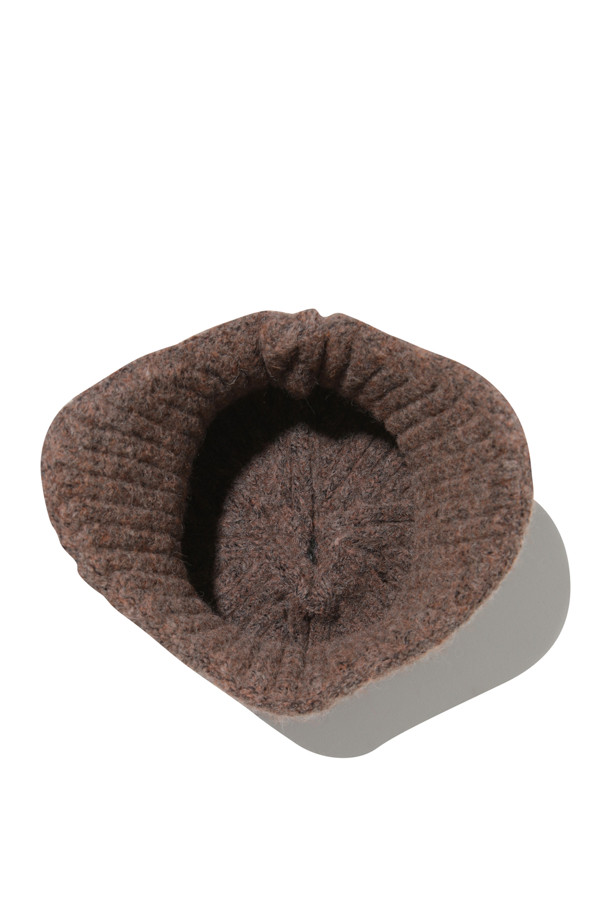 CUSTOMELLOW - 모자 - [SAY TOUCHÉ] Brown Wool Blended Beanie