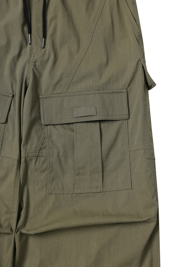 CUSTOMELLOW - 캐주얼팬츠 - Khaki Cargo Pants